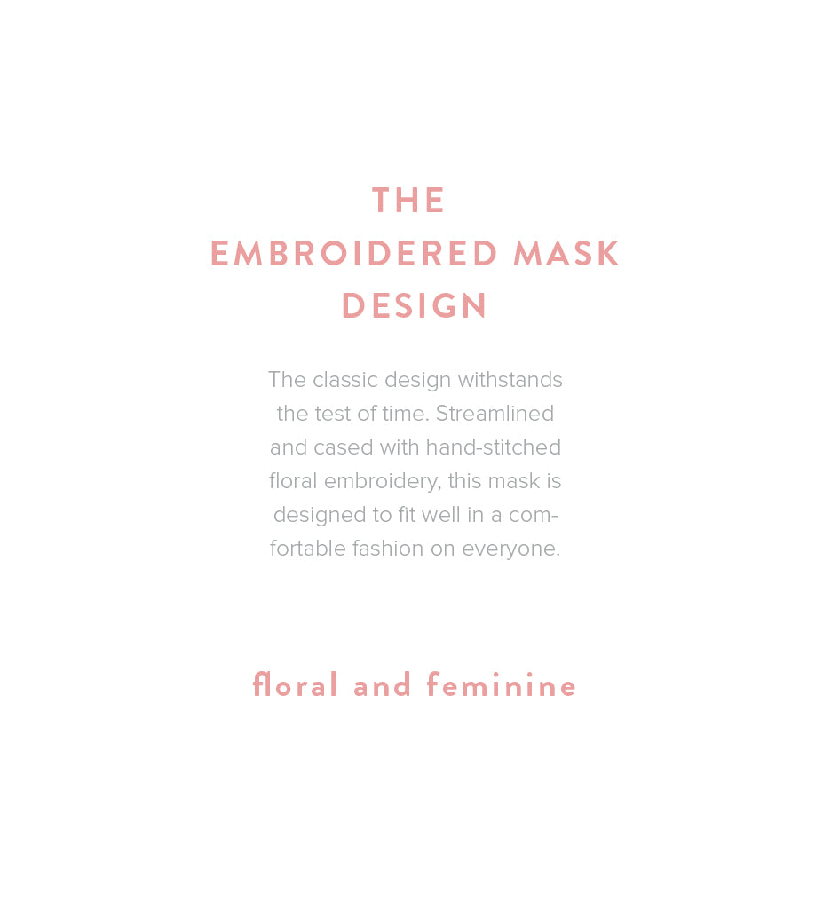 3 Universal Embroidered Masks - Image 16