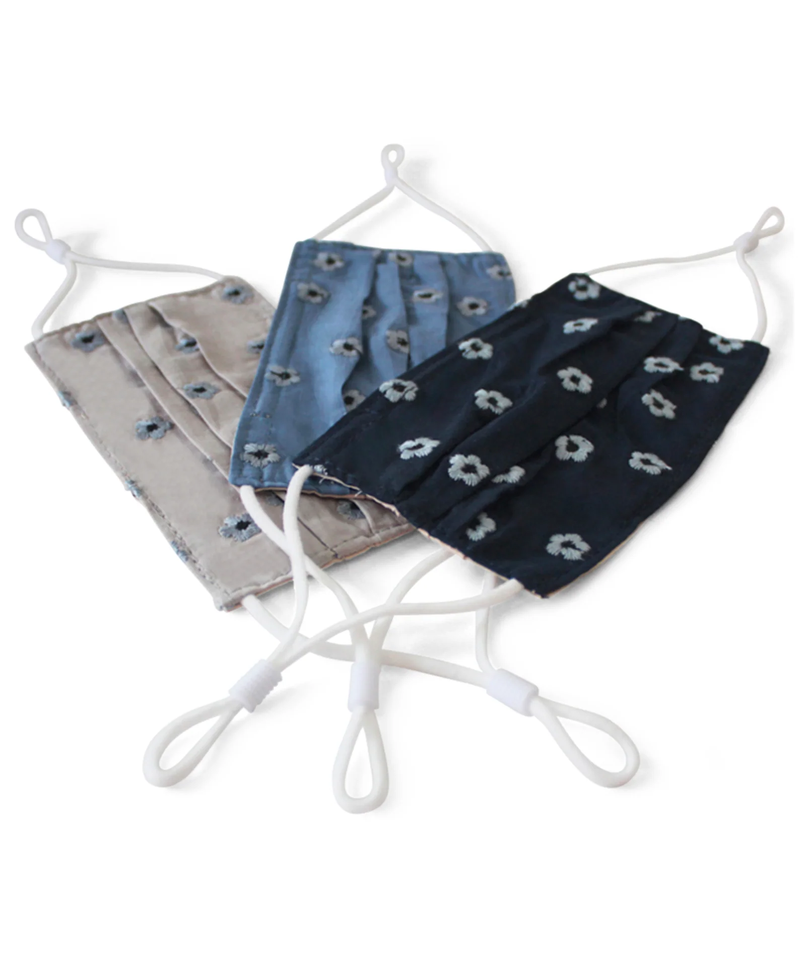 3 Universal Embroidered Masks - Image 5