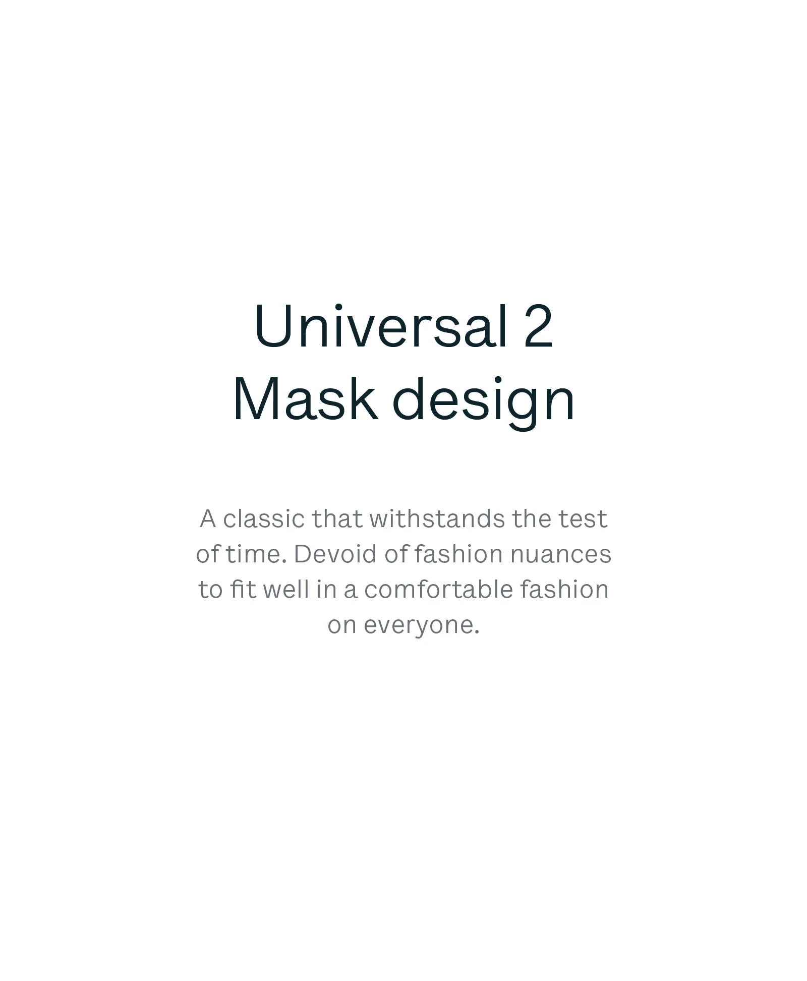 3 Universal 2 Printed Masks - Image 3