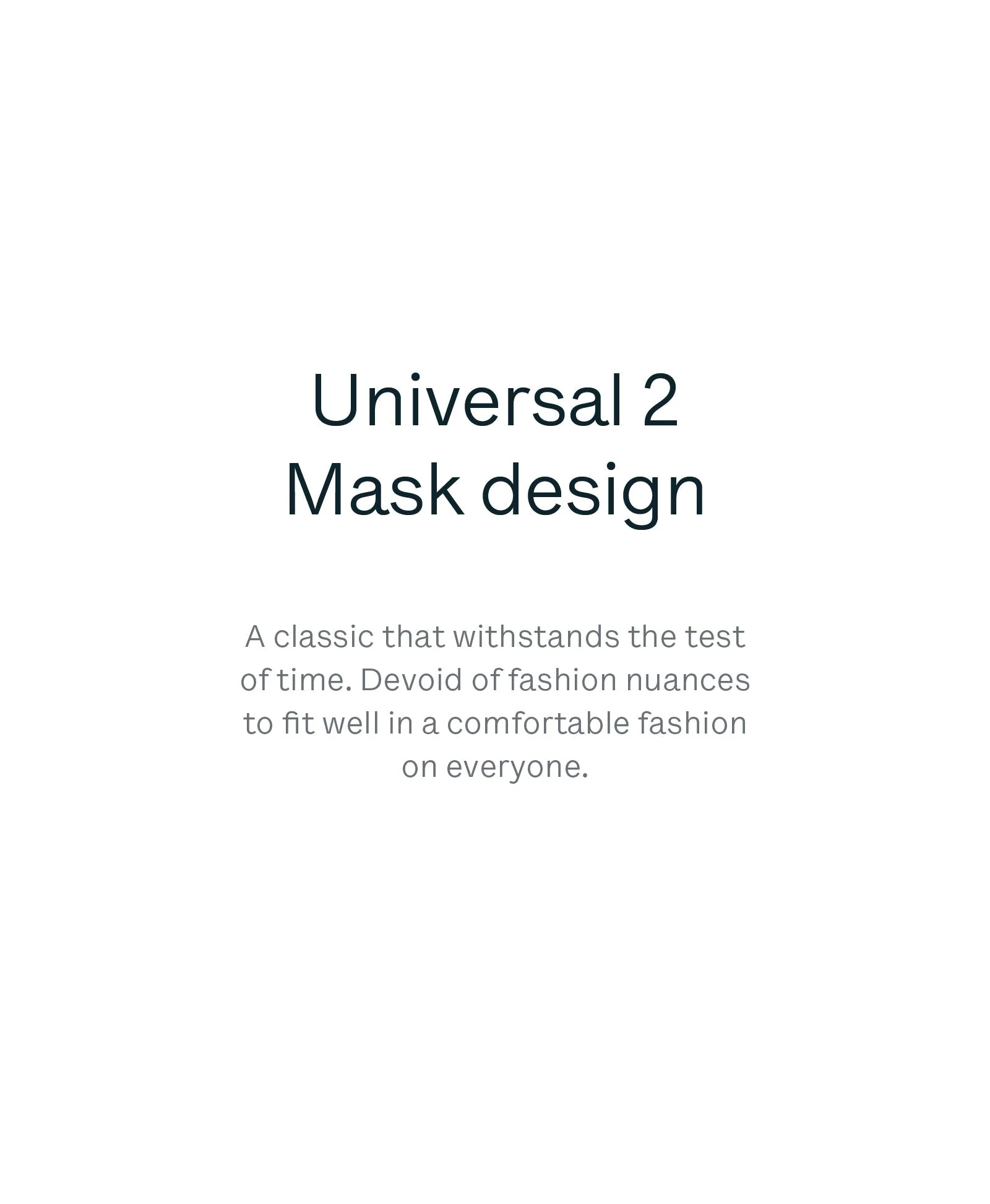 3 Universal 2 Printed Masks - Image 3