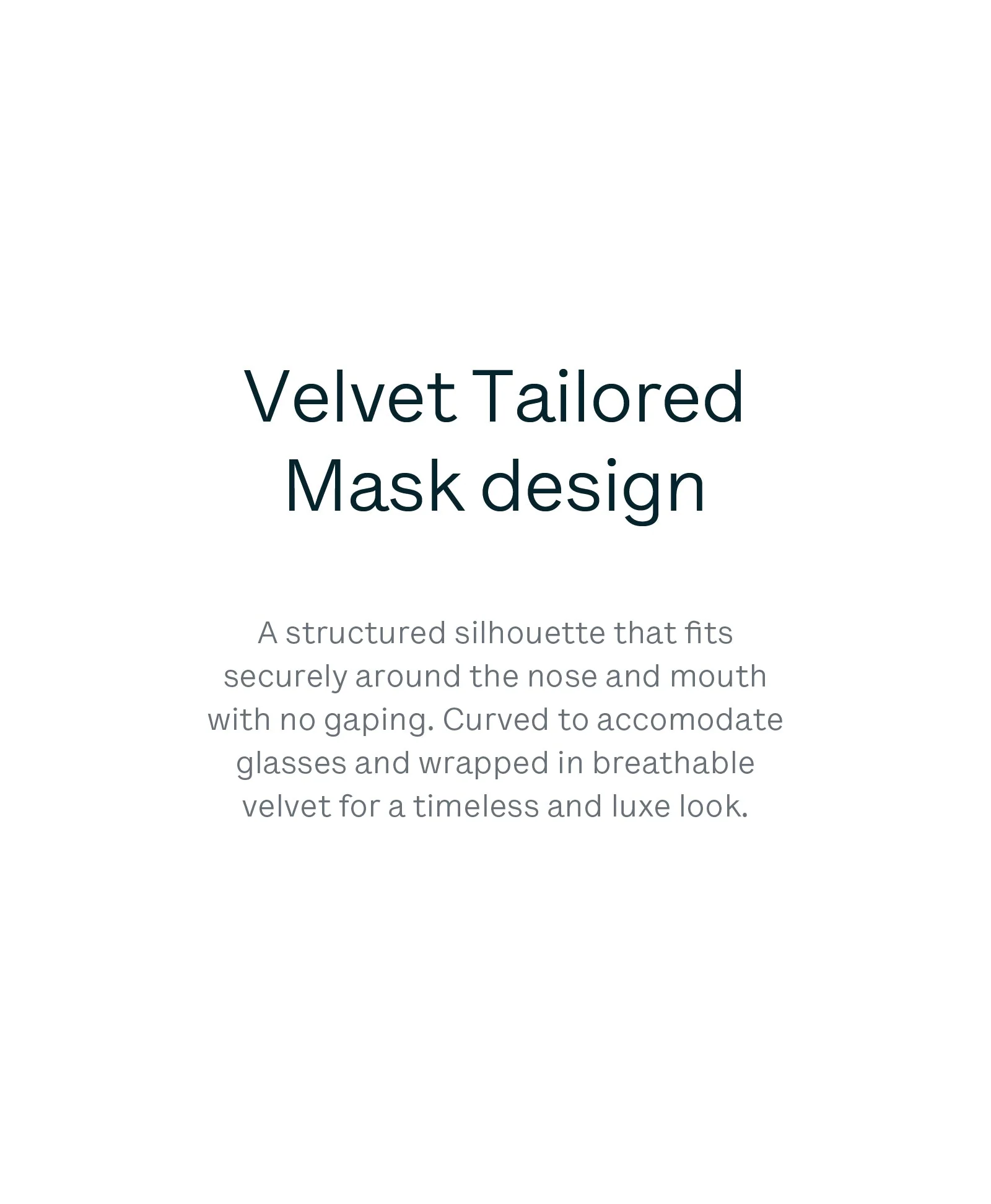 3 Tailored Velvet Masks - Image 3