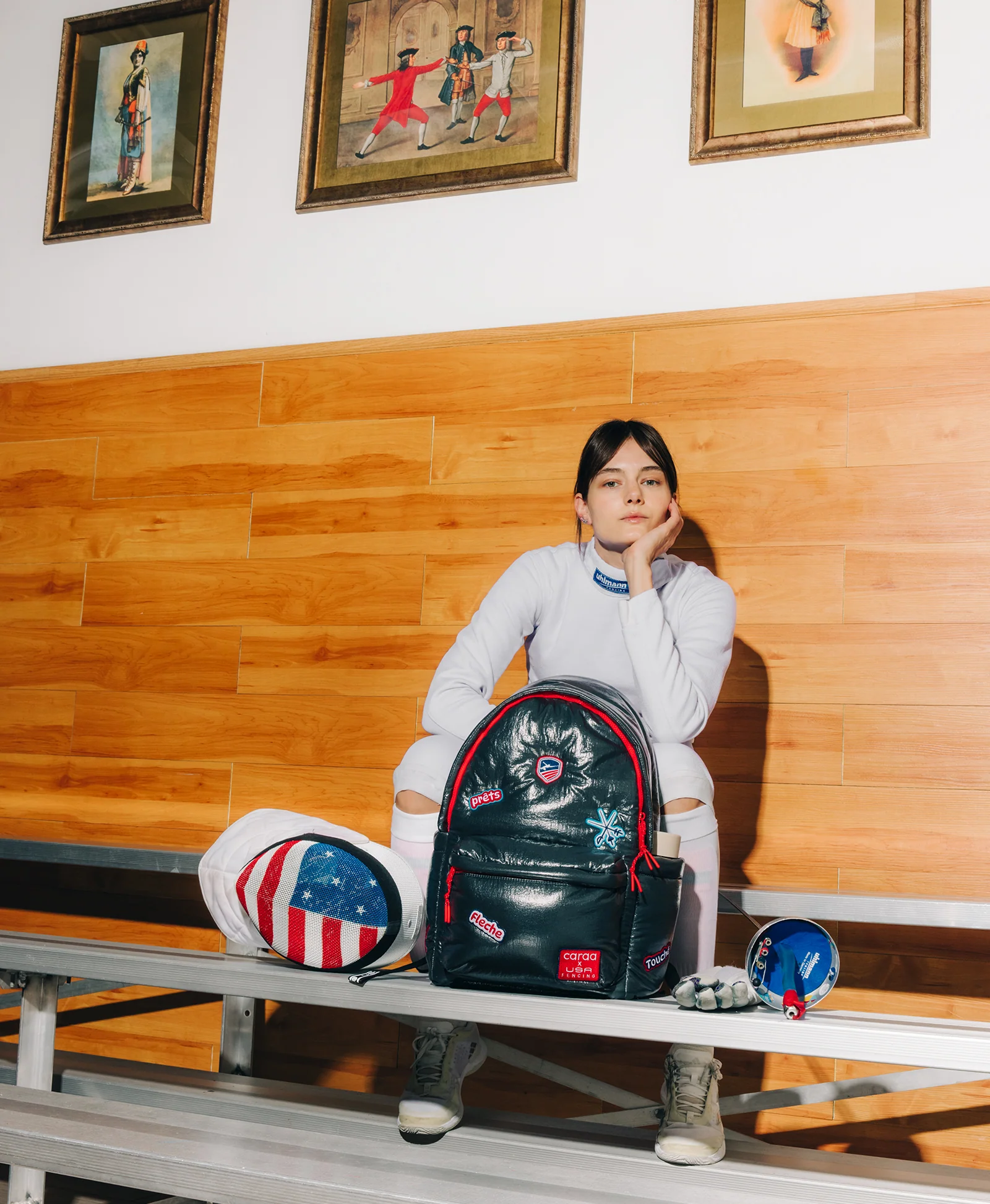 caraa x USA Fencing Collaboration Backpack - Image 2